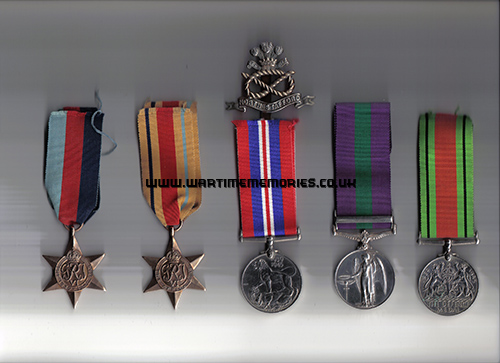 His war medals